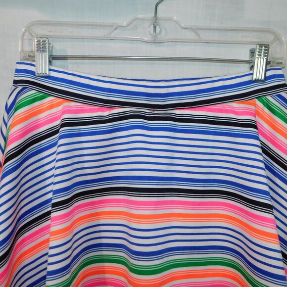 Justice Girls 18 / XL Multicolor Striped Casual Athletic Skort - Picture 7 of 9